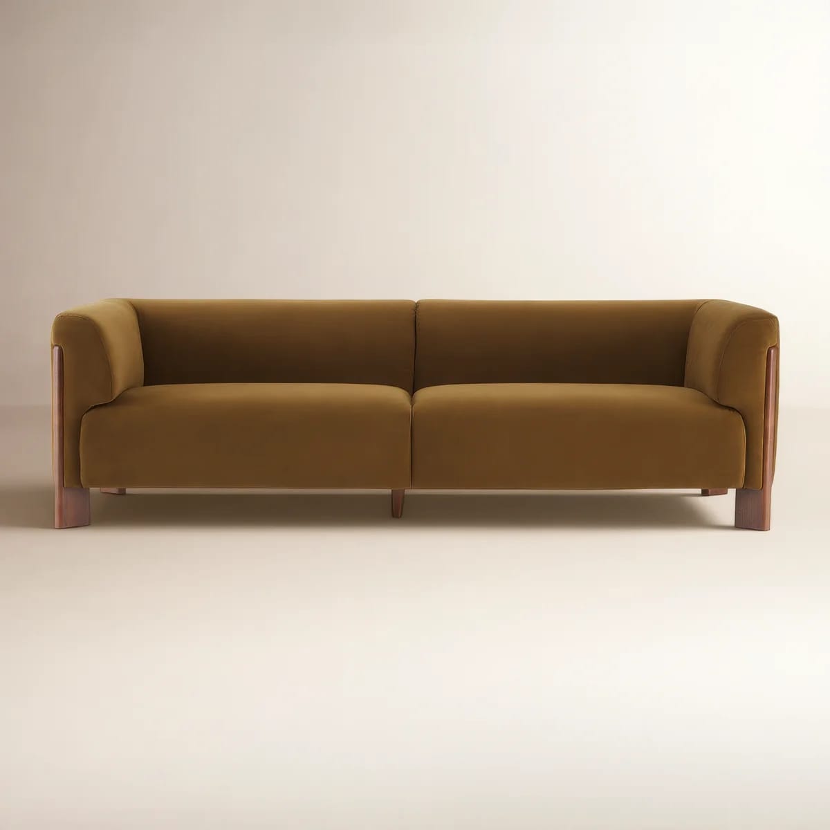 Wanetta 88'' Upholstered Sofa With Solid Wood Leg