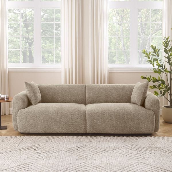 90 "Wide 3 Seat Upholstered Polyester Sofa with Throw Pillows Available in Living Room Apartment
By
Latitude Run®