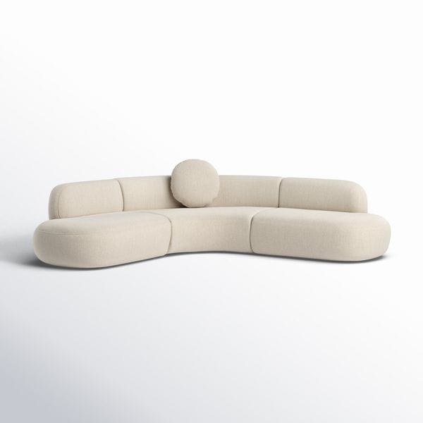 Chyrisse Upholstered Curved Sectional Symmetrical