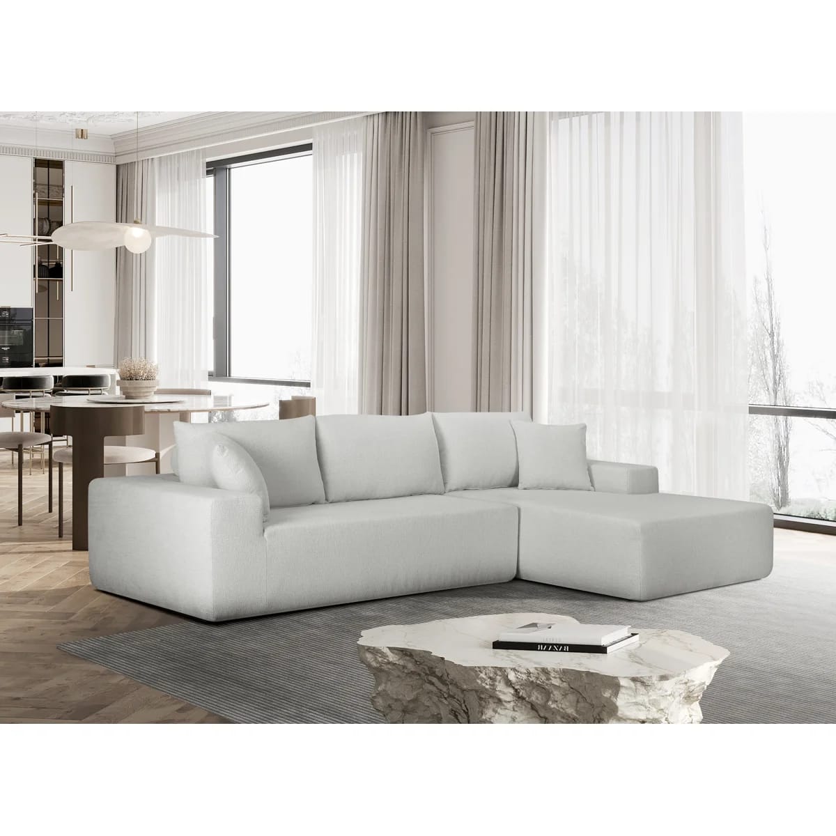 Clairah 2 - Piece Upholstered Boneless Sectional