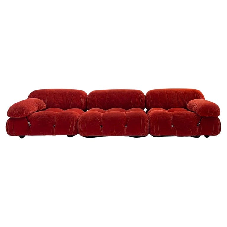 Mario Bellini For B&b Italia 3sits Cameleonda With Armrests