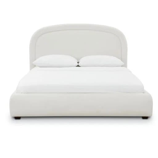 Chenille Upholstered Bed