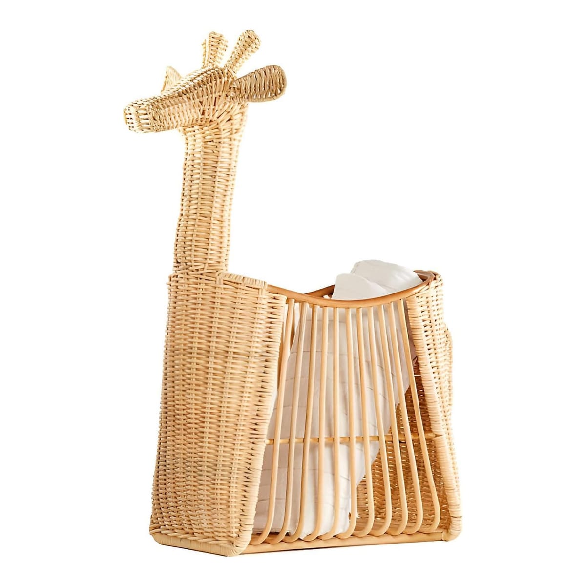 CRATE & KIDS - Giraffe Rattan Floor Storage Basket