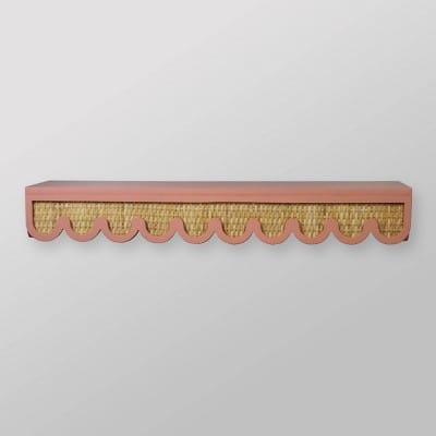 Rattan Kids' Shelf Pink - Pillowfort