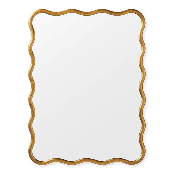 Wave Rectangular Mirror