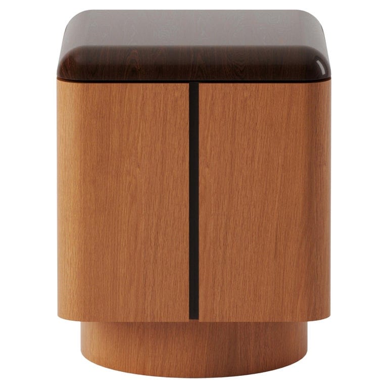 Various Positions Nightstand In Walnut And Oak By Master Studio For Lemon