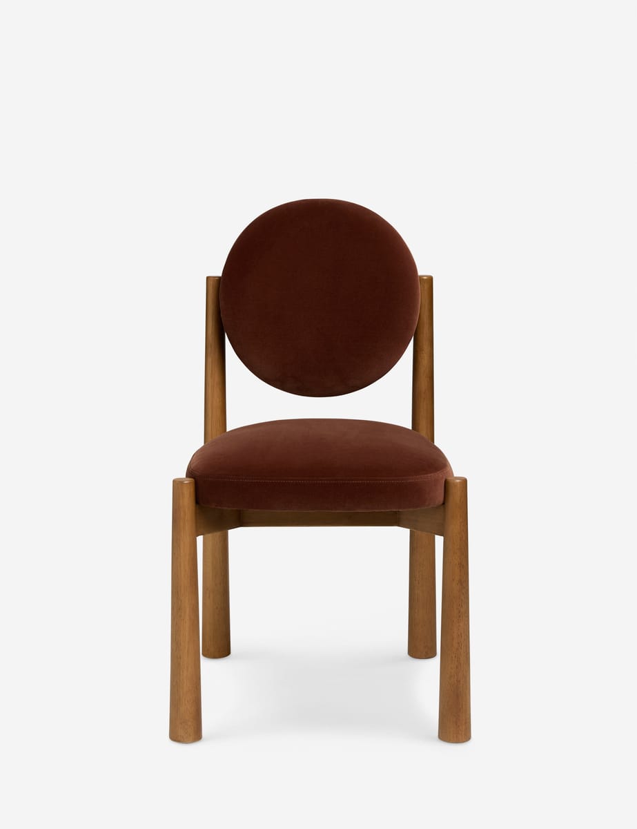 LULU AND GEORGIA | Truett Dining Chair - Brandy Velvet