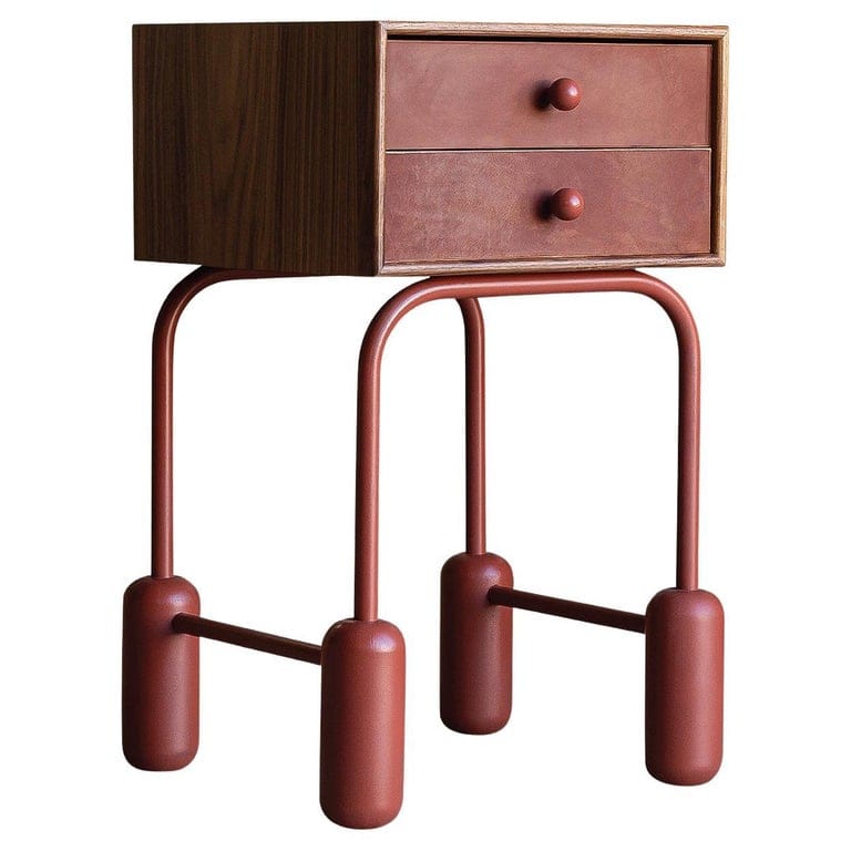 Model 01 – Colorful Modern Handcrafted Nightstand W/ Drawers