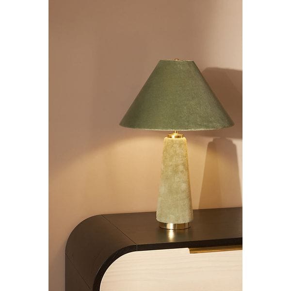 BY ANTHROPOLOGIE | Lulu Velvet Table Lamp - Default