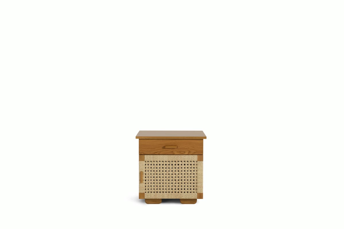 DESIGN WITHIN REACH - Woven Nightstand