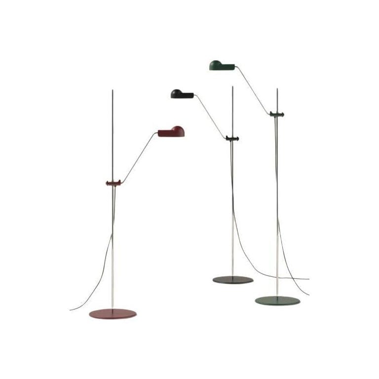 Domo Floor Lamps By Joe Colombo, Steel, Mid-Century Modern Design