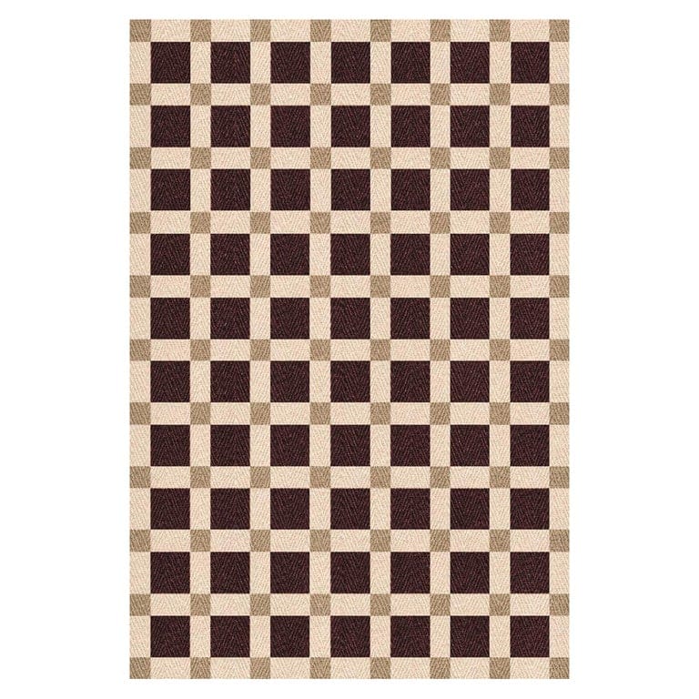 Evelina Kroon Jute Rug In Sesame By Layered, Handmade, Graphic Design