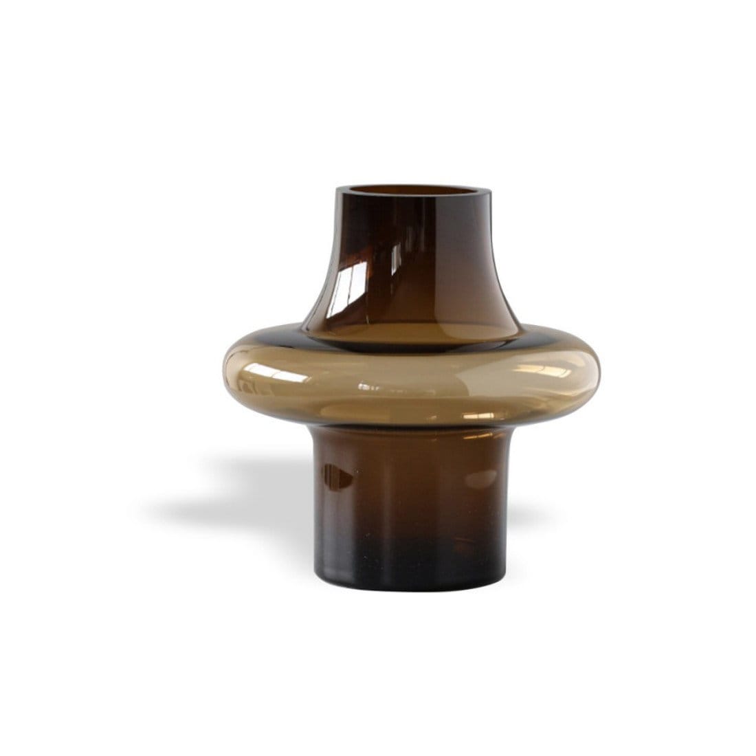 Amber Cylinder Modern decoration Glass material for living room desktop flower arrangement Table Vases