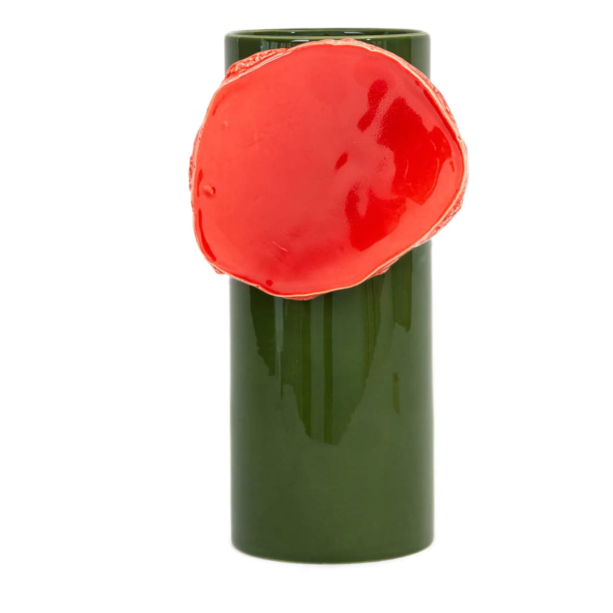 Découpage Disc Vase - Ronan & Erwn Bouroullec | Dark green