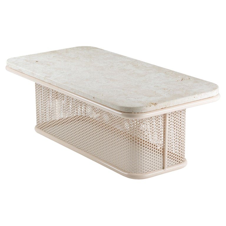 MAMBO UNLIMITED IDEAS - Contemporary Riviera Rectangle center table in lacquered metal for Outdoors
