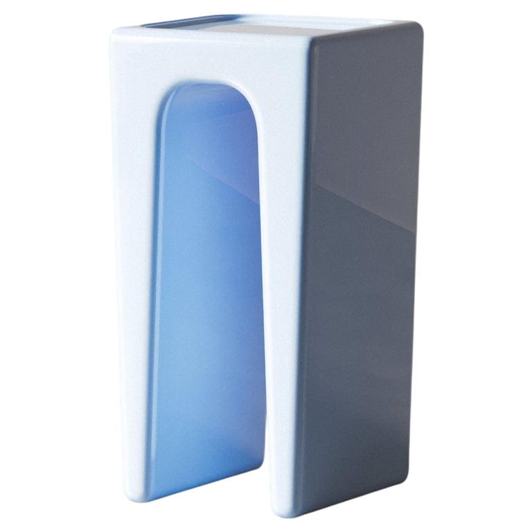 HERMHAUS - Ank Blue High Gloss Side Table