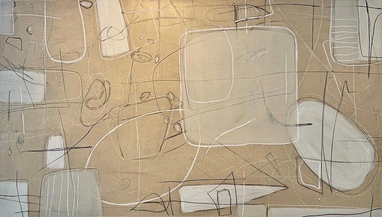 Leaving The Pieces Alone, 2024, Original Mixed Media Painting By Murray Duncan