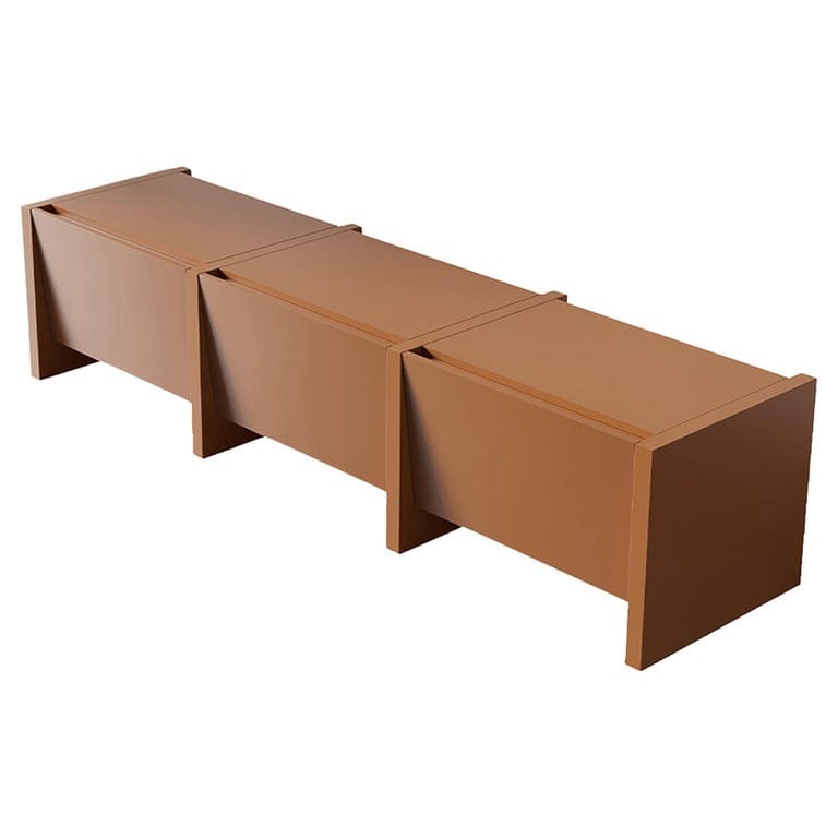 Bevel Low Sideboard By Hermhaus, Lacquered Wood, Mid-Century Modern