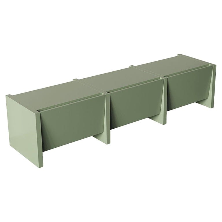 Bevel Low Sideboard By Hermhaus, Lacquered Wood, Mid-Century Modern