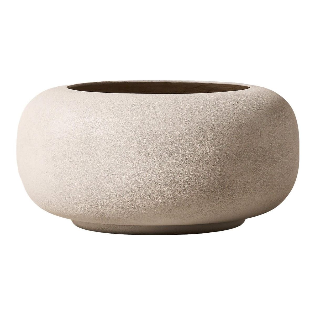 CB2 - Anique Round Cement Indoor/Outdoor Medium Planter 12"H