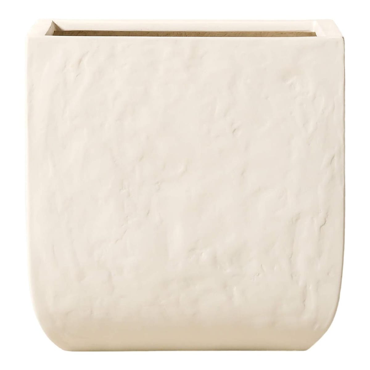 CB2 (CB2.COM) - Leyla Faux Plaster Indoor/Outdoor Medium Planter
