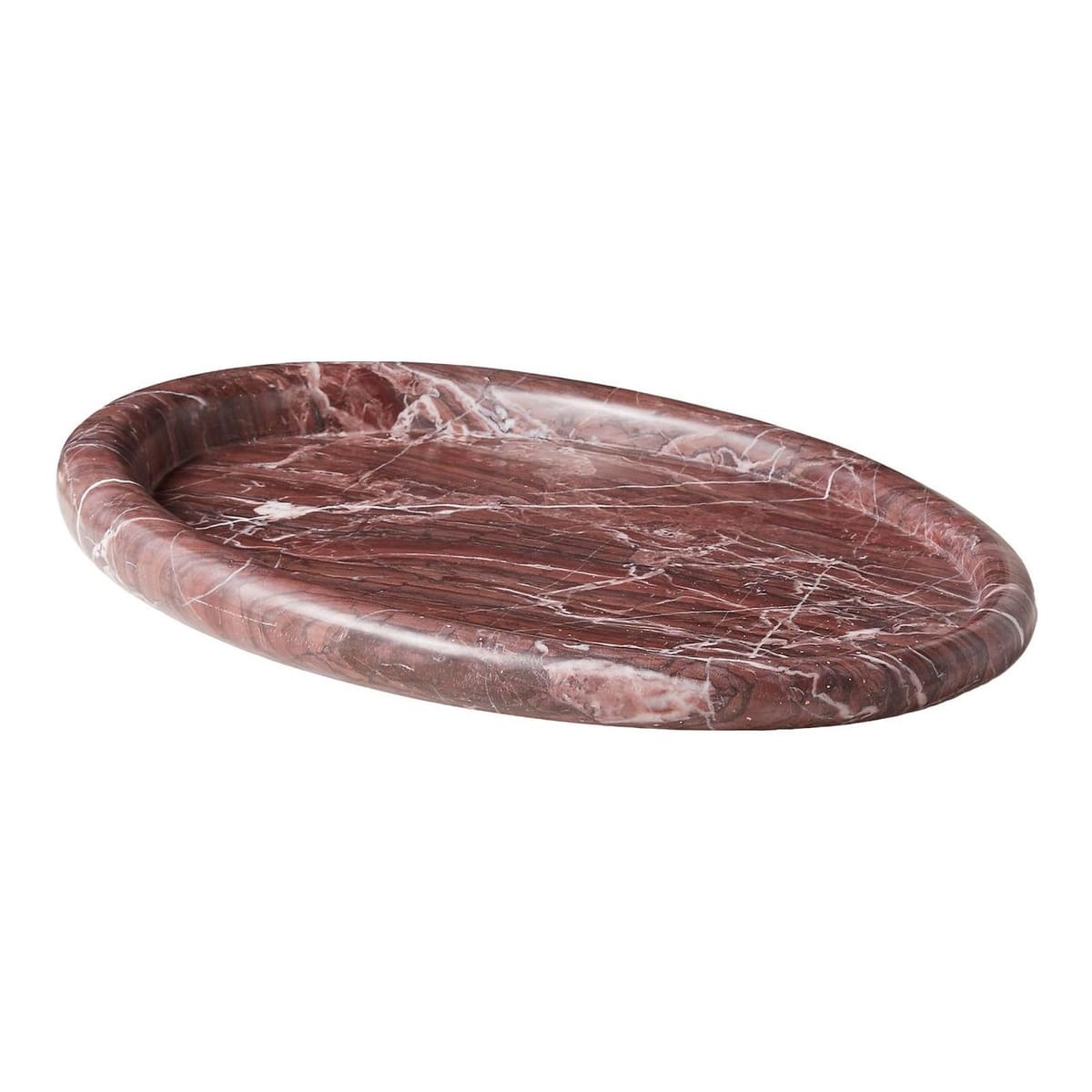 CB2 - Pave Oval Marble Serving Tray