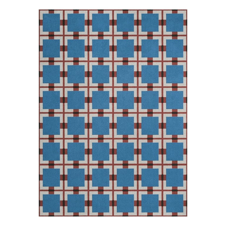 Evelina Kroon Wool Rug In Berry Rain By Layered, Hand-Woven Modern Design