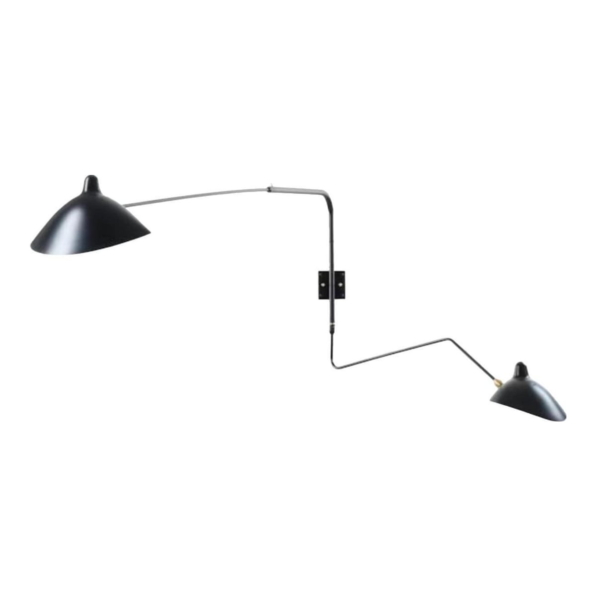 DESIGN WITHIN REACH | Serge Mouille Two Arm Wall Sconce