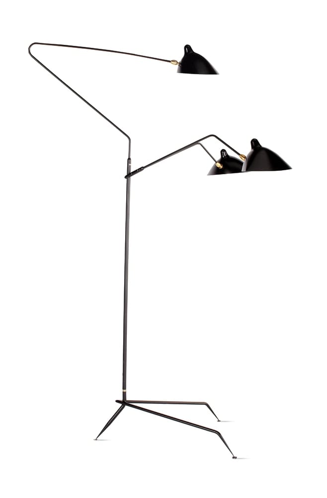 Serge Mouille Three Arm Floor Lamp – Design Within Reach