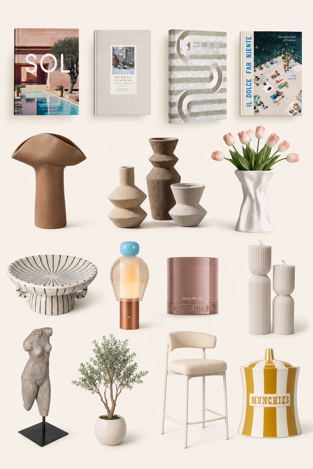 The finishing touches collection, piece by piece